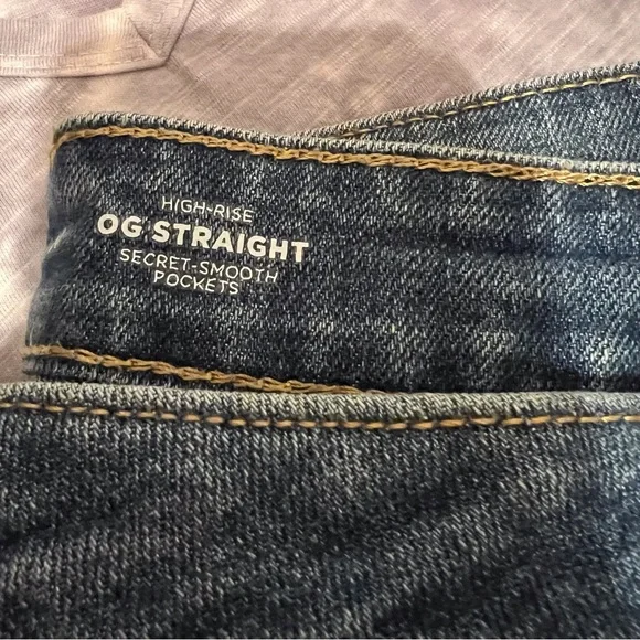 OLD NAVY OG STRAIGHT HIGH WAIST JEAN SHORTS PLUS SZ 24W - Picture 6 of 11